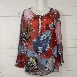 ONECUE Asian Inspired Tunic

Size - XL

Multi Colo